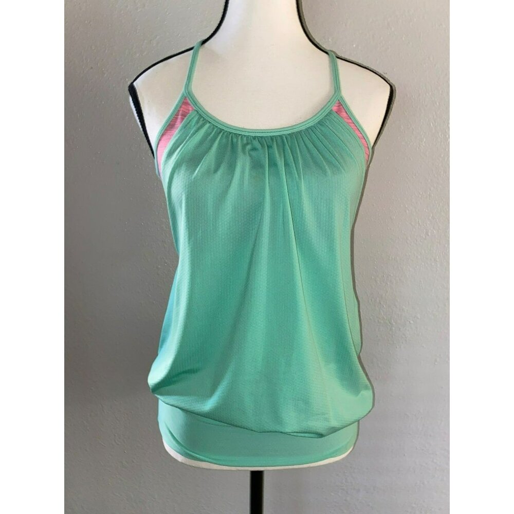 Lululemon No Limits Tank Opal/Wee Are From Space Neon Pink Opal Size 4